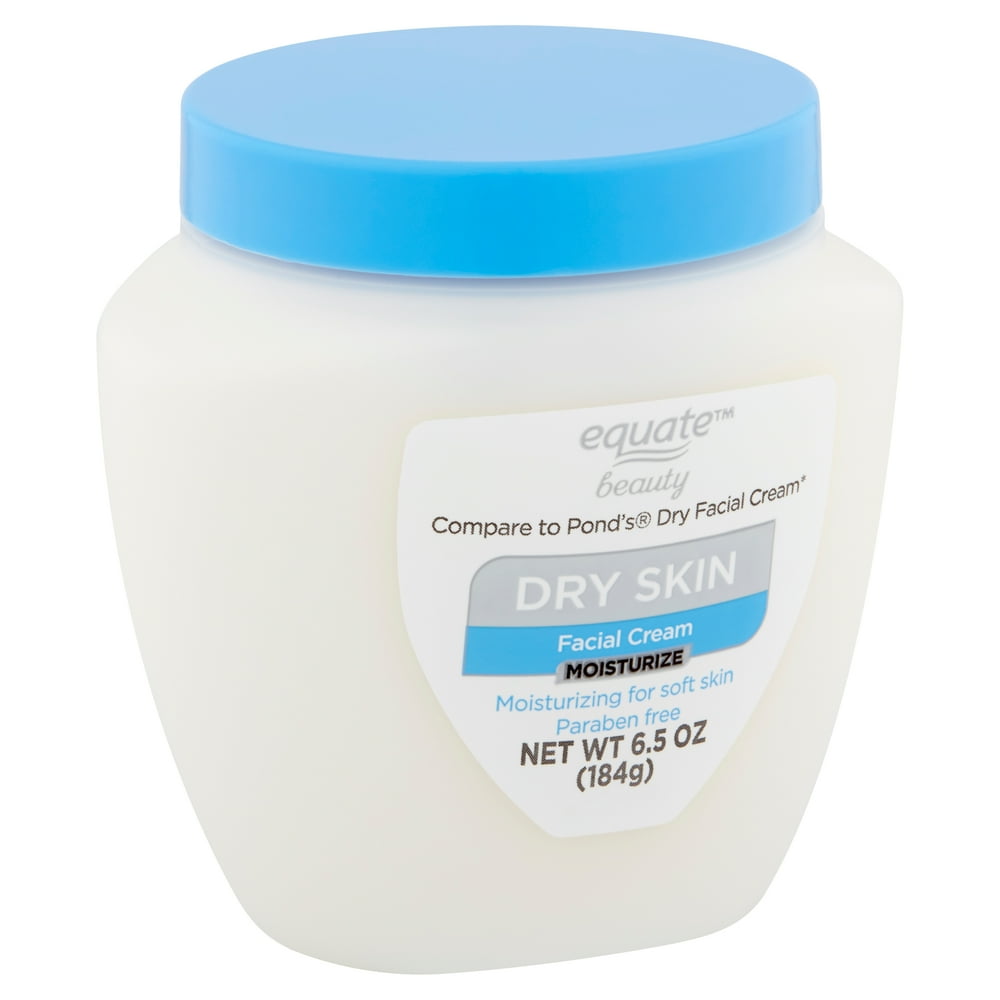 Equate Beauty Dry Skin Facial Cream, 6.5 oz