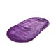 thumbnail image 1 of Yuarrent Alfombra gruesa y cómoda para interior, ovalada, ligera, para cabecera, para sala de estar, dormitorio, para el hogar, decoración de Decoración del hogar Púrpura 60*120cm, 1 of 6
