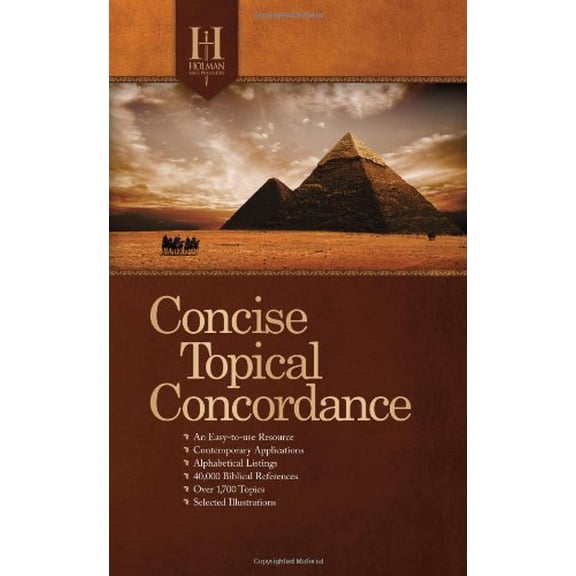 Pre-Owned Holman Concise Topical Concordance