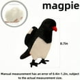 thumbnail image 5 of Simulated Magpie Stuffed Animal Plush Doll Gift - Fun Educational Bird Plush Toy Birthday Gift-8.7'', 5 of 6