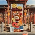 thumbnail image 5 of Original Pop Mart Wealthy Snake'S New Year Celebration Fortunate Hand Series Blcok Figure Blind Box Dimmo Skullpanda Labubu Gift, 5 of 5
