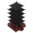 thumbnail image 1 of unbranded Estatua De Torre China Marrón Para De Oficina Y Hogar Con Exquisito Y, 1 of 7