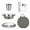 1 Person Set, variant on Stainless Steel Camping Mess Kit with Plate Bowl Cup Knife Fork Spoon & Storage Bag, Portable Outdoor Tableware Set for Backpacking Hiking Picnic