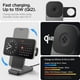 thumbnail image 5 of Soporte de Carga Inalámbrico Spigen OneTap Pro Blanco 3 en 1 MagFit 15W para iPhone y Apple Watch, 5 of 7