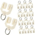 thumbnail image 3 of Alipis Plastic Curtain Track Roller With Hook - 90 Pcs - Ideal For Curtains, Tracks, And Runner Pulleys, 3 of 5