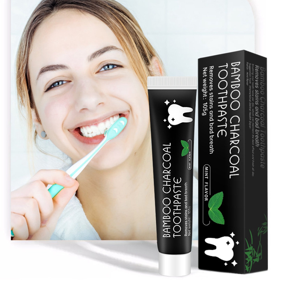 [Big Save!]Bamboo Charcoal Toothpaste Fresh Mint Flavor Sanitation