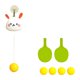 thumbnail image 1 of Juego de tren de tenis de mesa, juguete interactivo para padres e hijos, dispositivo de autoentrenamiento, juego de raqueta y pelota de tenis de mesa Conejo de 5 bolas, 1 of 8