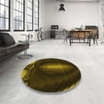 thumbnail image 4 of Ahgly Company Machine Washable Indoor Rectangle Transitional Dark Yellow Green Area Rugs, 8' x 10', 4 of 7