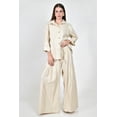 thumbnail image 1 of Conjunto camisero de lino Roman Fashion /Juvenil, 766 (Arena) beige M, 1 of 5