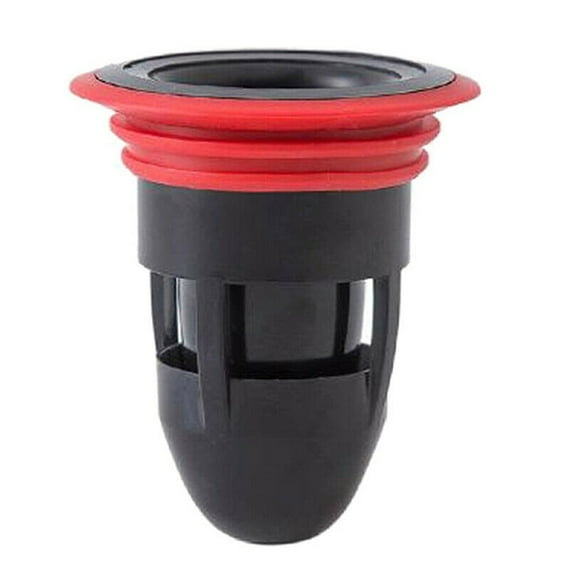 Silicone Floor Drain Cover Anti-Odor Shower Waste Water Strainer Bathroom Sink Deodorant Drainer for Kitchen Laundry Basement No Filter Needed 1.4-2\" Pipe Black White