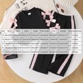 thumbnail image 3 of xaweyi Toddler Girls Casual Two Piece Outfit Butterfly Tie Sweatshirt Paired with Long Sleeve Trousers Size 2-3 Years, 3 of 8