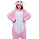 thumbnail image 1 of Pijama de mono de dibujos animados de animales con cremallera en el pecho, ropa de casa para adultos para hombres y mujeres, 1 of 5