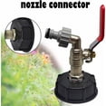 thumbnail image 2 of Adaptador de tanque IBC Diseño ecológico no tóxico, interruptor de contacto rápido que garantiza el control de la válvula de seguridad para aplicaciones de grifo de jardín con rosca gruesa S60X6, 2 of 5