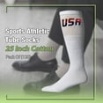 thumbnail image 2 of Yacht & Smith 25 Inch Wholesale Men's Long Tube Socks, Cotton Big And Tall Tube Socks Size 13-16 (USA White, 120), 2 of 7