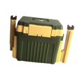 thumbnail image 1 of Caja aparejos pesca con divisor extraíble, organizador cómodo para equipo pesca, con soporte para cañas, ideal para picnic, camping y kayak. verde, 1 of 8