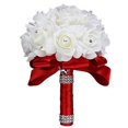 thumbnail image 6 of AYYUFE 1 Bouquet Wedding Bride Bridesmaid Rhinestone Decor Foam Artificial Flower, 6 of 7