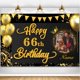 thumbnail image 1 of Banner de decoración de cumpleaños AUBAO Happy 66th Birthday, 1 of 7