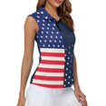thumbnail image 4 of HUIACONG Workout Tank Tops, Casual Sleeveless Golf Tennis Shirts for Sports Athletic, Skin Friendly Lightweight Women's Sleeveless Golf Shirt, 4 of 7