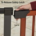 thumbnail image 2 of MidWest Homes for Pets 39 Inch Pressure Tension Safety Gate with Safe Latch, 2 of 6