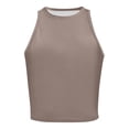 thumbnail image 3 of Ruyang Women Tank Tops Scoop Neck Ribbed Tank Tops Slim Fitted Cotton Camisole Basic Sleeveless Summer Y2K Clothes 2024, 3 of 5