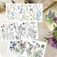thumbnail image 4 of Juego de 3 calcomanías de flores silvestres para muebles y manualidades (30 x 15 cm). Incluye 1 espátula., 4 of 9