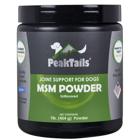 UPC: 0693554340106 | PeakTails Unflavored MSM Powder 1 lb