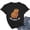 Brown, variant on Womens Tops Trendy Graphic T Shirt Capybarselfie Cute Cartoon Printed T Shirt Color Under $5
