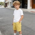 thumbnail image 6 of Guluxicc Casual Shorts Kids Boys Fashion Outdoor Waterproof Cargo Shorts Quick Dry With Pockets, 6 of 9