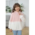 thumbnail image 4 of Sherrylily Girls Fuzzy Fleece Hoodies Sweatshirt Casual Loose Pullover with Pockets 4-15 Years, 4 of 7
