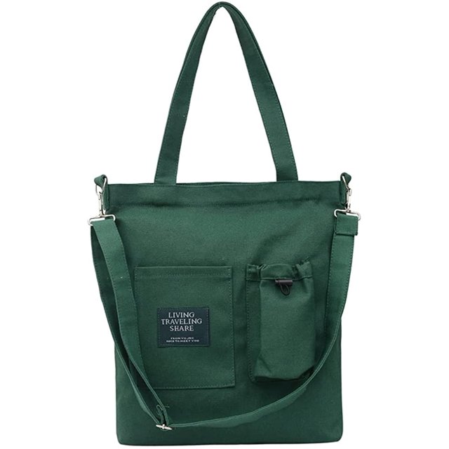 LinYooLi Sac à Bandoulière Mode pour Femmes Adolescentes Décontracté Grand Sac Hobo en Toile