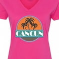 thumbnail image 4 of Inktastic Cancun Mexico Vacation Women's V-Neck T-Shirt, 4 of 5