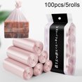thumbnail image 1 of Cheers 100Pcs/5 Rolls Large Thicken Garbage Bag Home Kitchen Rubbish Waste Trash Pouch, 1 of 7