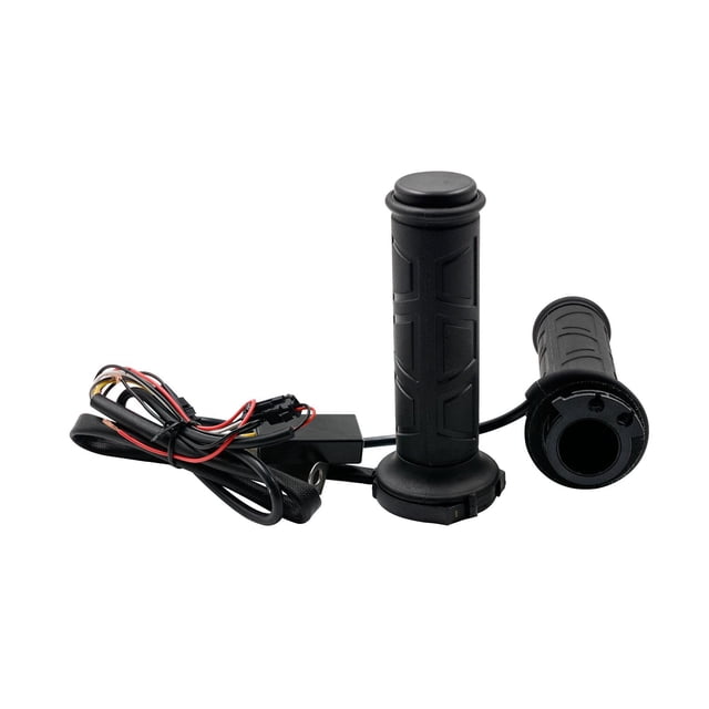 Puños calefactables para motocicleta,Puños calefactables para motocicleta,12 V,15 W-35 W,ajustables,Calentador de manos con interruptor de 22 mm y 7/8 pulgadas,Puños calefactados para