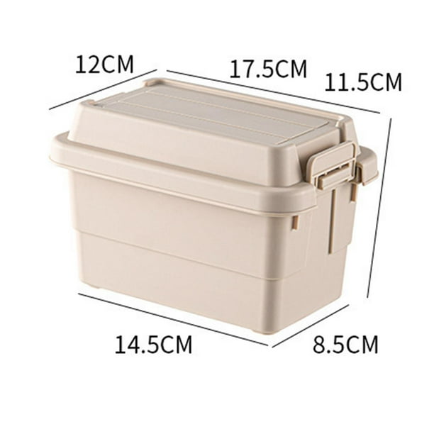 Stackable Outdoor Storage Box Hiking Waterproof Basket Picnic Camping Car  Trunk Organizer for Traveling, Backpacking, Fishing, BBQ, Barbecue, Green