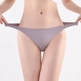 thumbnail image 6 of Siminsem No Show Seamless Thongs for Women – Light Weight Invisible Edge Ladies Thong Panties Soft Stretchy Everyday Thong Underwear Daily Wear 1PC, Black,XL, 6 of 6