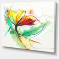 thumbnail image 2 of Nature Morte de Fleurs Jaunes Rouges - Grande Impression sur Toile Florale, 2 of 4