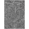 thumbnail image 2 of Addison Rugs Chantille Indoor/Outdoor Traditional Paisley Gray Washable Rectangle Rug, 5' x 7'6", 2 of 6