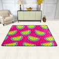 thumbnail image 3 of SKYSONIC Cosmic Crazy Watermelon Lightweight Carpet Mats Area Soft Rugs Floor Mat Doormat Decoration for Rooms Entrance 36x24 inch, 3 of 6