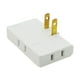 thumbnail image 1 of 3 in 1 Outlets Extender 180 Degrees Rotatable Socket for Travel Wall Household White CUTICAT Extensor de salida, 1 of 8