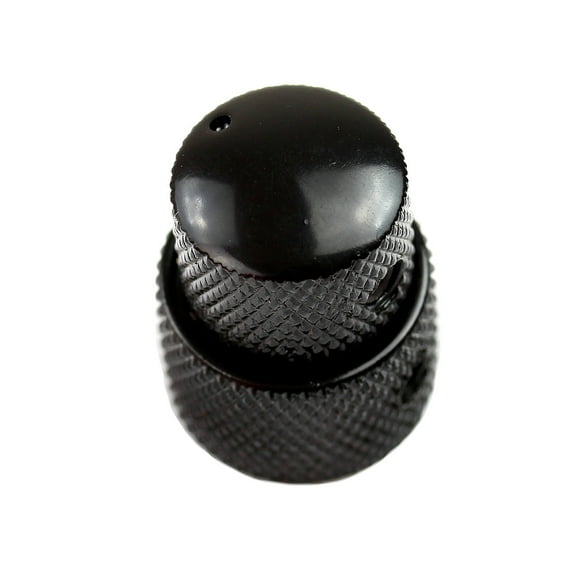 Concentric Dual Knob Metal Dome Potentiometer Cap For Electric Guitar Bass Tone