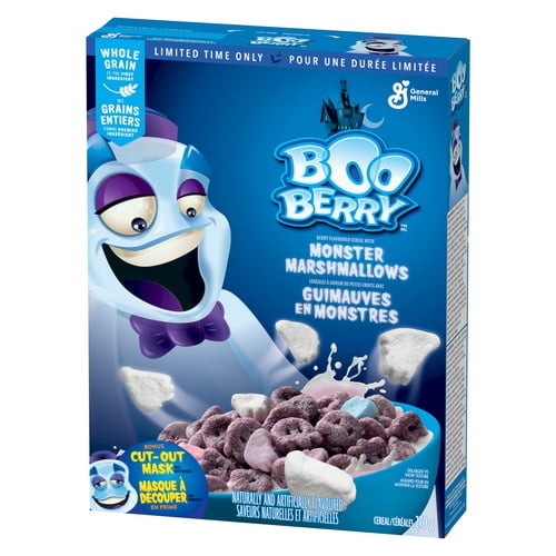 General Mills Boo Berry Flavoured Cereal with Monster Marshmallows, 270 Grams