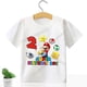 thumbnail image 2 of Camiseta con número de Mario para niño, ropa de cumpleaños, camisetas de algodón para niños, camisetas de juego de dibujos animados, camiseta digital de verano para bebé, 2 of 5