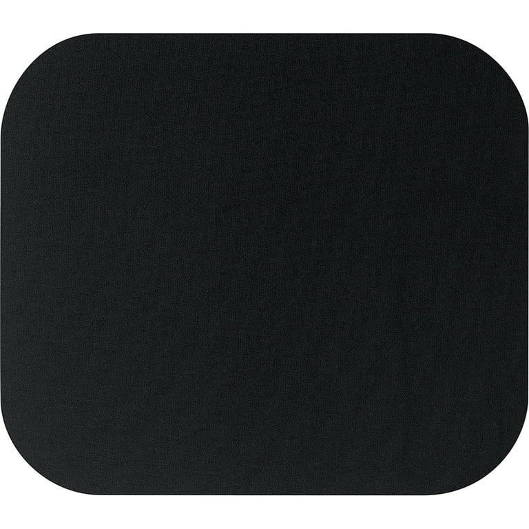 Polyester Mouse Pad, 9 x 8, Black Polyester Mouse Pad, 9 x 8, Black