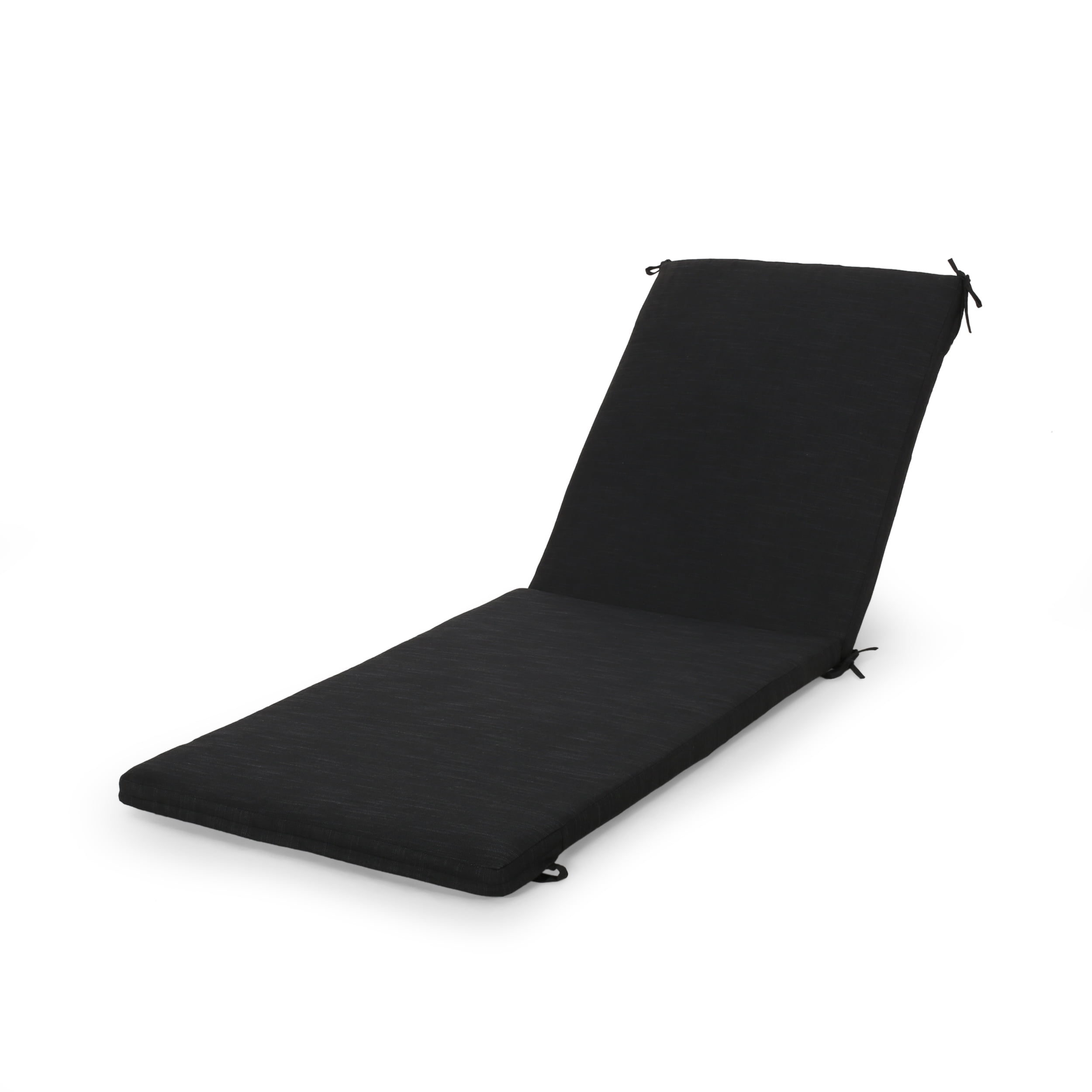 Bridget Outdoor Fabric Lounge Cushion, Set of 2, Dark Gray