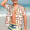 thumbnail image 5 of Picia Dachshund Dog Gentle Cotton Regular Fit Short Sleeve Casual Hawaiian Shirt for Men-Large, 5 of 9
