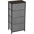 thumbnail image 1 of Kanstar 36" 4-Tier Dresser Unit, Cabinet with 4 Easy Pull Fabric Drawers,Storage Organizer with Metal Frame,Wooden Tabletop for Closet, 1 of 7