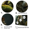 thumbnail image 3 of Designart "Enchanted Fantasy: Lion In The Wilderness" Animals Lion Canvas Prints, 3 of 7
