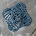 thumbnail image 2 of 2 Pack Hair Catcher Durable Hair Stopper Shower Drain Covers Easy to Install and Clean Suit for Bathroom Bathtub and Kitchen,Blue, 2 of 9