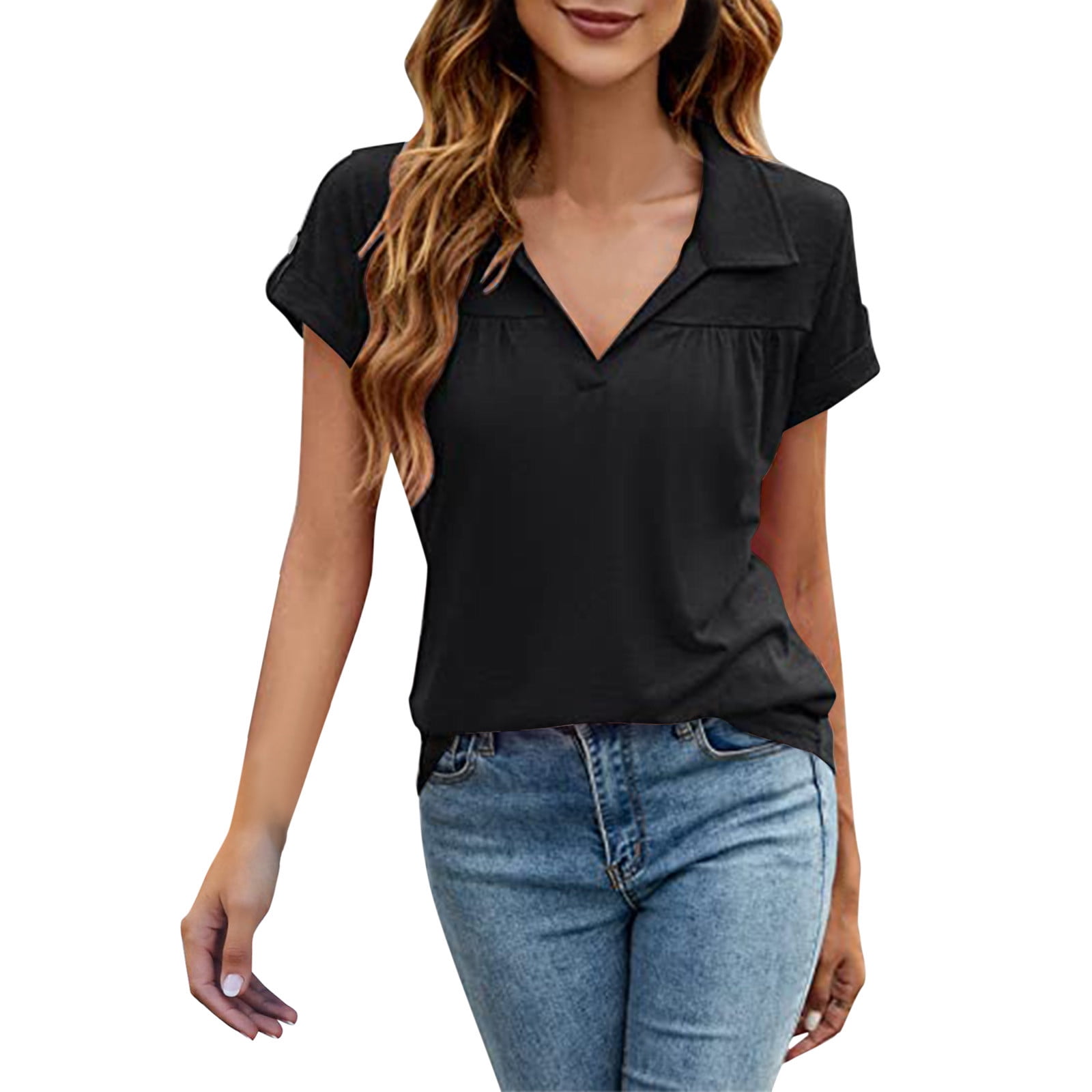 Short Sleeve Shirt for Jeans Blouse for Women Nigeria Ubuy