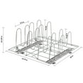thumbnail image 3 of TRINITY Sliding Pot Organizer - Chrome, 3 of 6